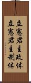 立憲君主政体 Scroll