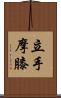 立手摩膝 Scroll
