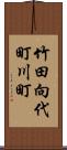 竹田向代町川町 Scroll