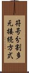 符号分割多元接続方式 Scroll