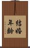 結婚年齢 Scroll