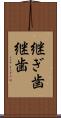 継ぎ歯 Scroll