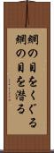 網の目をくぐる Scroll