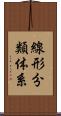 線形分類体系 Scroll