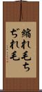 縮れ毛 Scroll