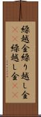 繰越金 Scroll