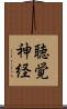 聴覚神経 Scroll