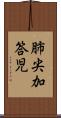 肺尖加答児 Scroll
