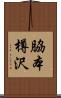 脇本樽沢 Scroll