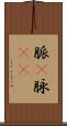 脈(P) Scroll