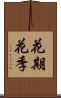 花期 Scroll