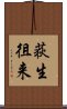 荻生徂来 Scroll