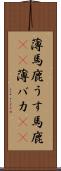 薄馬鹿 Scroll