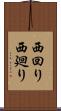 西回り Scroll