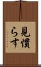 見慣らす Scroll