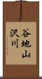 谷地山沢川 Scroll