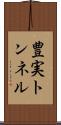 豊実トンネル Scroll
