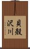 貝殻沢川 Scroll