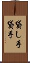 貸し手 Scroll