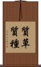 質草 Scroll