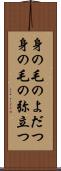 身の毛のよだつ Scroll