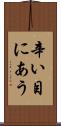 辛い目にあう Scroll