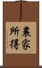 農家所得 Scroll
