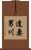 逢妻男川 Scroll