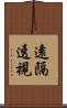 遠隔透視 Scroll