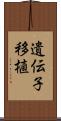 遺伝子移植 Scroll