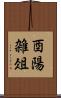 酉陽雑俎 Scroll