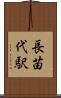 長苗代駅 Scroll
