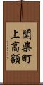 関柴町上高額 Scroll