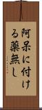 阿呆に付ける薬無し Scroll