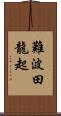 難波田龍起 Scroll