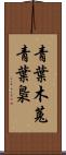 青葉木菟 Scroll