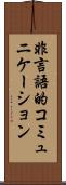 非言語的コミュニケーション Scroll