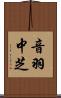 音羽中芝 Scroll