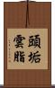 頭垢 Scroll