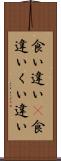食い違い(P) Scroll