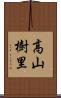 高山樹里 Scroll