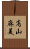 高山麻美 Scroll