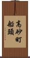 高砂町船頭 Scroll