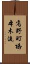 高野町橋本木流 Scroll