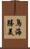 鳥海勝美 Scroll