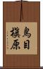 鳥目槇原 Scroll