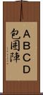 ＡＢＣＤ包囲陣 Scroll