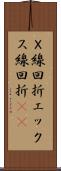 Ｘ線回折 Scroll