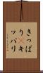 きっぱり(P) Scroll