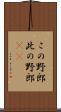 この野郎 Scroll